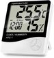 Digitālais termometrs - higrometrs, modinātājs цена и информация | Meteostacijas, āra termometri | 220.lv