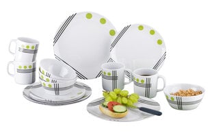 Набор посуды Berger Melamin, зеленый, 16 предметов цена и информация | Посуда, тарелки, обеденные сервизы | 220.lv