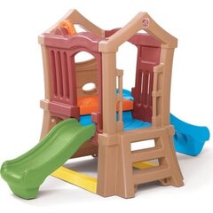 Laipa ar diviem slidkalniņiem „Play Up Double Slide Climber“ Step2 cena un informācija | Slidkalniņi, kāpšanas konstruktori | 220.lv