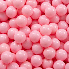Мячики в бассейн KiddyMoon, для малыша, 100 штук ∅ 7 см, сертифицированный продукт, произведенный в ЕС, темно-розовый цвет цена и информация | Игрушки для малышей | 220.lv