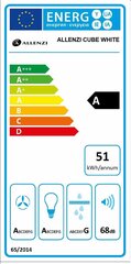 Allenzi CUBE WHITE cena un informācija | Tvaika nosūcēji | 220.lv