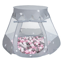 Selonis telts Pop Up ar plastmasas bumbiņām 105x90cm/300 bumbiņas cena un informācija | Rotaļlietas zīdaiņiem | 220.lv