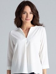 Blūze sievietēm Lenitif, balta цена и информация | Женские блузки, рубашки | 220.lv