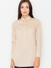 Блузка для женщин Figl 61515, коричневая цена и информация | Женские блузки, рубашки | 220.lv