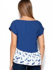 Блузка для женщин Katrus, синяя/белая цена и информация | Женские блузки, рубашки | 220.lv