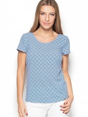 Женская блузка «Katrus», синий/белый цвет цена и информация | Женские блузки, рубашки | 220.lv