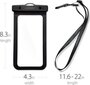 Universāls ūdensizturīgs telefona maciņš Spigen A600, melns cena un informācija | Telefonu vāciņi, maciņi | 220.lv