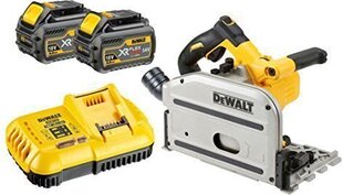 DEWALT DCS520T2 portable circular saw 54V 2x XR FLEXVOLT 6Ah TSTAK Black, Yellow цена и информация | Пилы, циркулярные станки | 220.lv