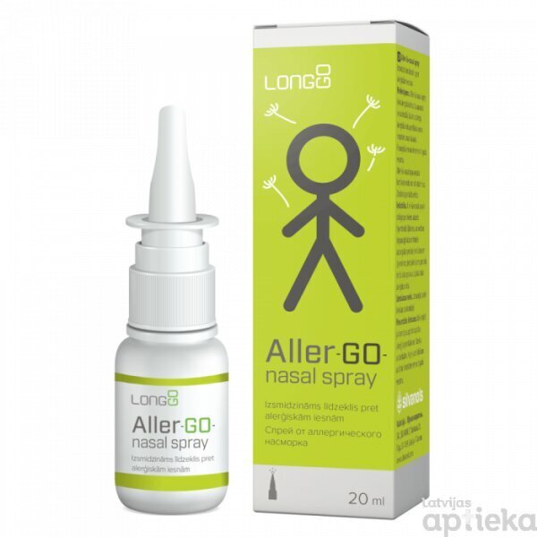 Aller-Go-Nasal aerosols 20ml cena un informācija | Vitamīni, preparāti, uztura bagātinātāji labsajūtai | 220.lv
