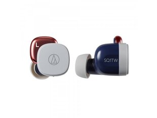 Audio Technica ATH-SQ1TW Truly Wireless In-Ear Blue  цена и информация | Наушники с микрофоном Asus H1 Wireless Чёрный | 220.lv