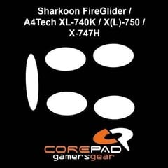 Peles paliknis Corepad Skatez for Sharkoon FireGlider / A4Tech XL-740K / X(L)-750 / X-747H цена и информация | Мыши | 220.lv