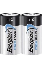 Батарейки Energizer Max Plus C 1400 LR14 1.5V B2 Alkaline цена и информация | Батарейки | 220.lv