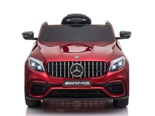 Mercedes GLC63 S, с дисплеем MP4, красный глянцевый цена и информация | Электромобили для детей | 220.lv