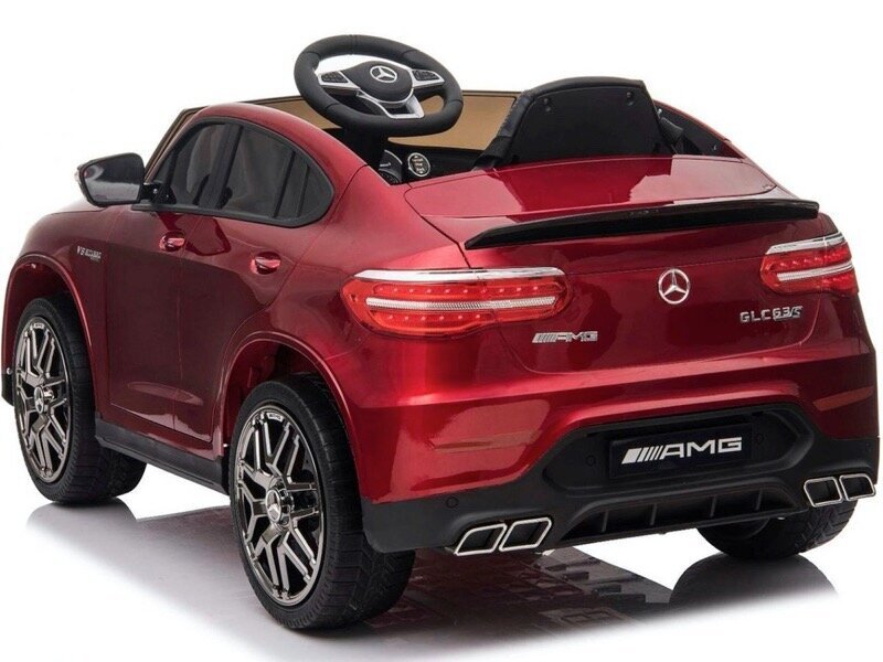 Mercedes GLC63 S ar MP4 skārienjūtīgu displeju, sarkans lakots cena un informācija | Bērnu elektroauto | 220.lv