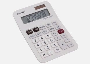 Kalkulators Sharp EL-330F, balts cena un informācija | Kancelejas preces | 220.lv