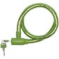 Velosipēdu slēdzene Dunlop, 18 mm x 80 cm, zaļa cena un informācija | Velo slēdzenes | 220.lv