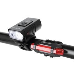 Forever BLG-200 velosipēda lukturi (priekšējie/aizmugurējie) cena un informācija | Forever Fotokameras un piederumi | 220.lv
