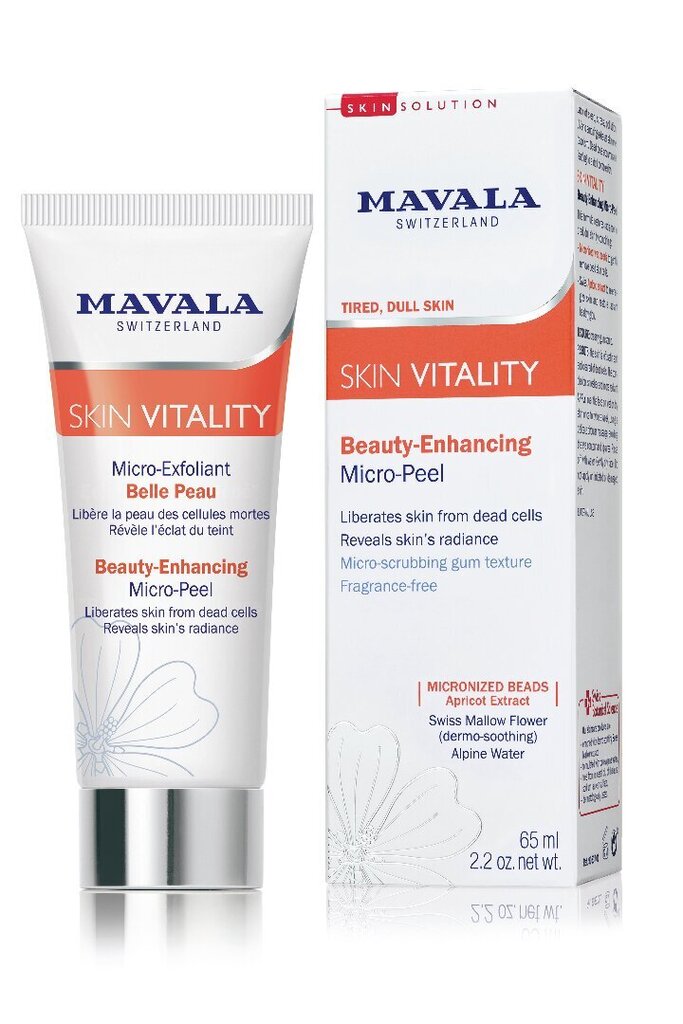 Mavala Sejas skrubis Skin Vitality 65 ml цена и информация | Sejas ādas kopšana | 220.lv