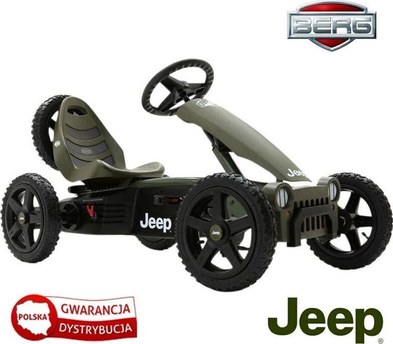 Mašīna BERG Go-kart Jeep Adventure cena un informācija | Bērnu elektroauto | 220.lv