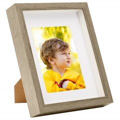 vidaXL 3D foto rāmji, 3 gab., koka krāsa, 20x25 cm, 13x18 cm attēliem cena un informācija | Foto rāmji, foto albumi | 220.lv