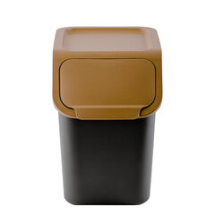 Atkritumu kaste BINI 25L, brūna cena un informācija | Miskastes | 220.lv