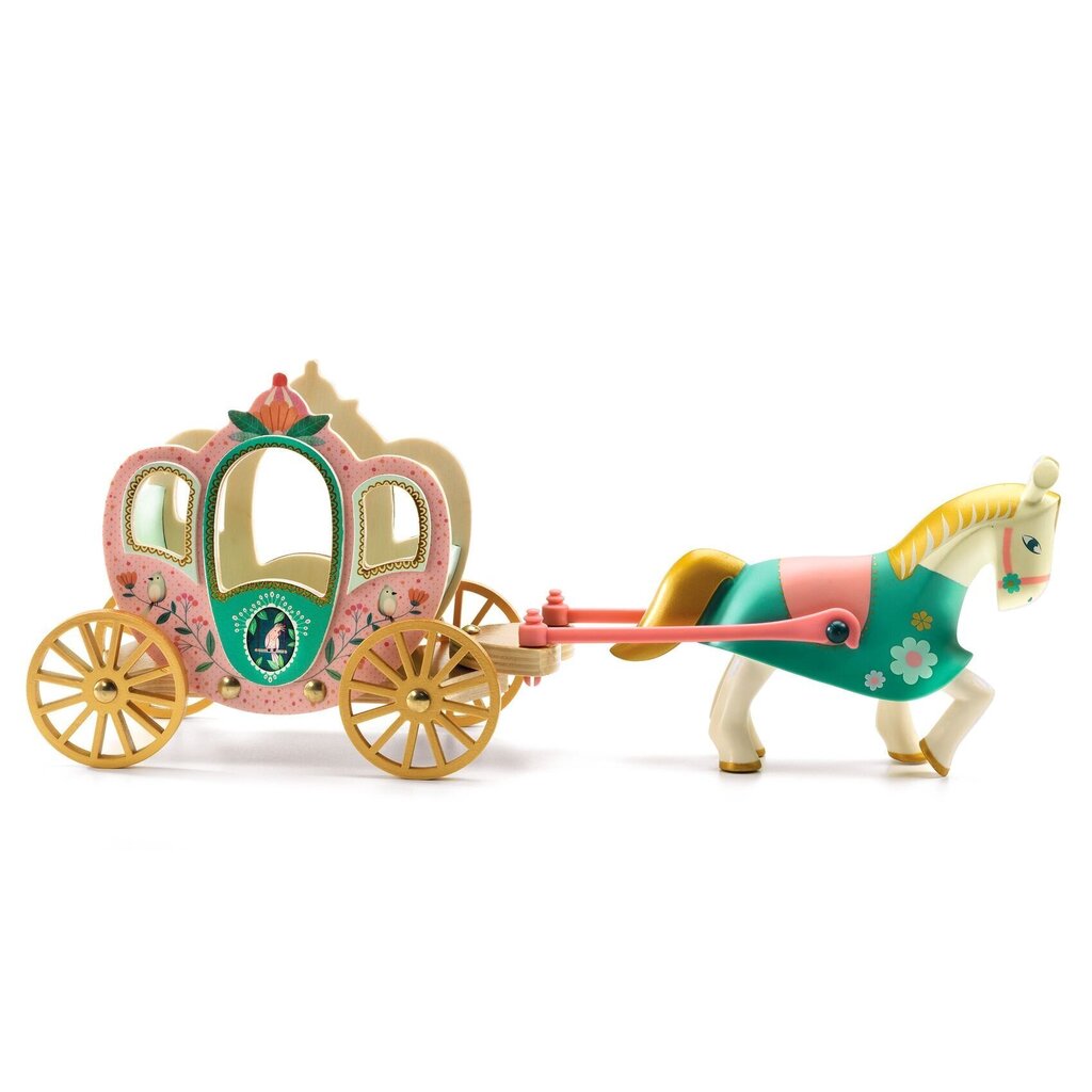 Arty Toys Princeses - Mila un Kariete, DJECO DJ06788 cena un informācija | Rotaļlietas meitenēm | 220.lv