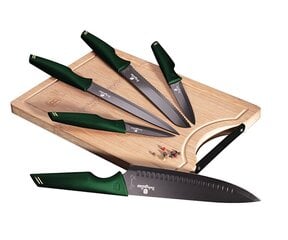 Berlinger Haus набор из 5 кухонных ножей с разделочной доской цена и информация | Ножи и аксессуары для них | 220.lv