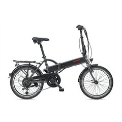 Электрический велосипед Telefunken Kompakt F820 20", чёрный цена и информация | Электровелосипеды | 220.lv