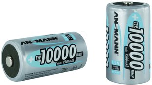 Ansmann uzlādējamās baterijas 1xD 10000mAh BULK iepakojums цена и информация | Батареи | 220.lv