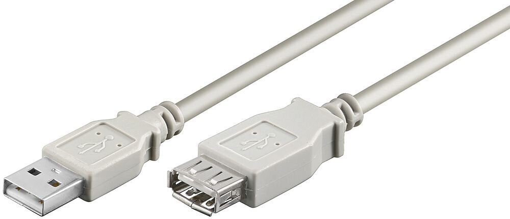 USB 2.0 paplašinājums A savienotājs A savienotājs 0,3 m cena un informācija | Kabeļi un vadi | 220.lv