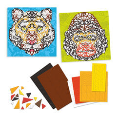 Набор для творчества - Мозаика - Тигр и горилла, DJECO DJ08887 цена и информация | Развивающие игрушки | 220.lv