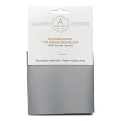 Термозаплатка из ткани Artesan, 10x40см светло-серая цена и информация | Аппликации, декорации, наклейки | 220.lv
