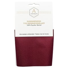 Термозаплатка из ткани Artesan, 10x40см винно-красный цена и информация | Аппликации, декорации, наклейки | 220.lv