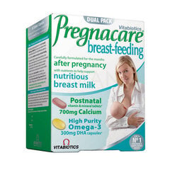 Pregnacare Breastfeeding tab.N56+caps. N28 cena un informācija | Vitamīni, preparāti, uztura bagātinātāji labsajūtai | 220.lv