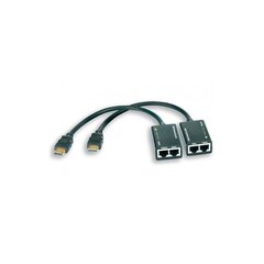 HDMI pagarinātājs Techly UTP Cat5e / 6 RJ45 līdz 30 m cena un informācija | Adapteri un USB centrmezgli | 220.lv