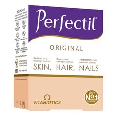 Uztura bagātinātājs Ādai, matiem, nagiem - Perfectil Original (Tripple Active) tab. N30 цена и информация | Витамины, пищевые добавки, препараты для красоты | 220.lv