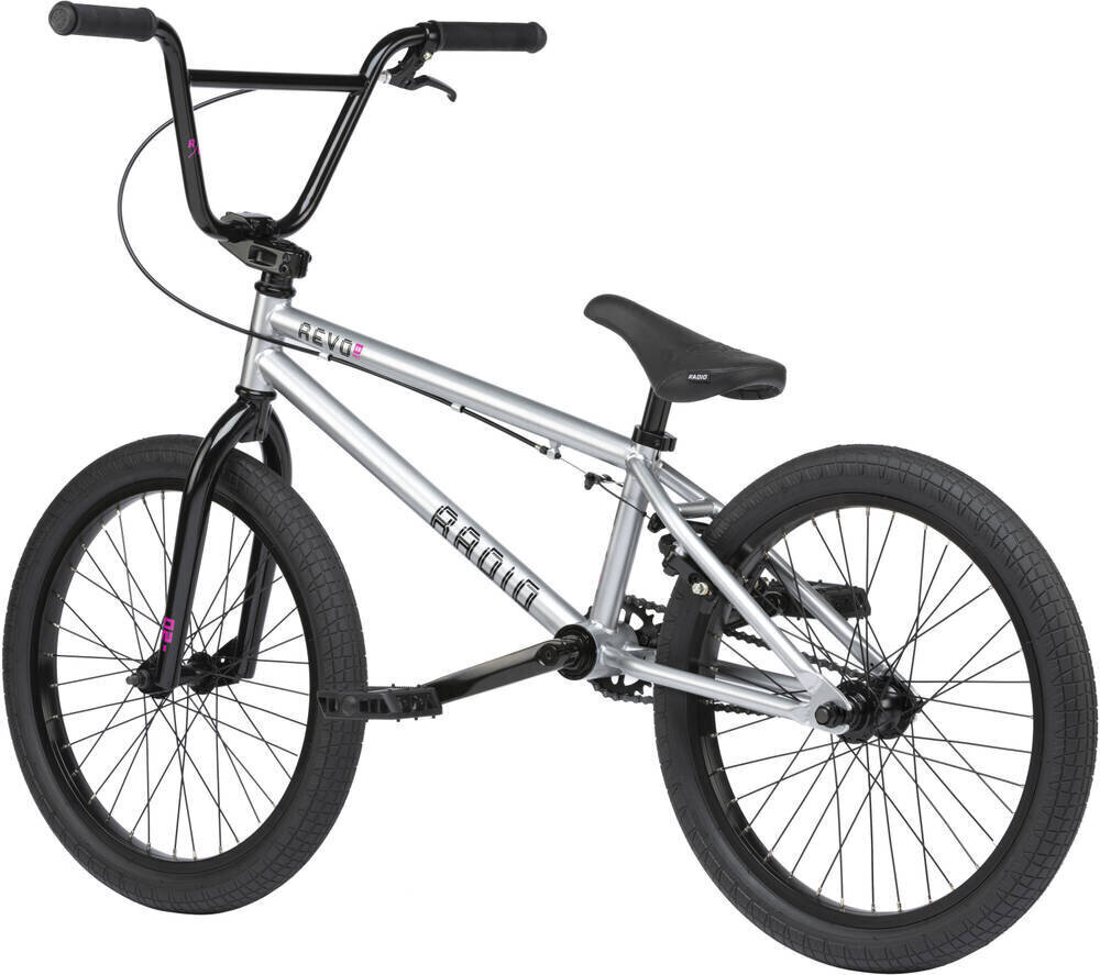 Velosipēds Radio Revo Pro 20 "2021 BMX Freestyle, sudrabs цена и информация | Velosipēdi | 220.lv