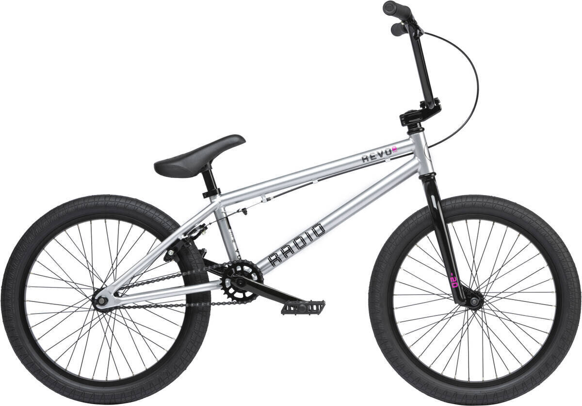 Velosipēds Radio Revo Pro 20 "2021 BMX Freestyle, sudrabs цена и информация | Velosipēdi | 220.lv