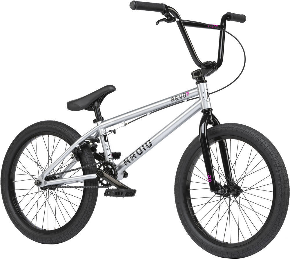 Velosipēds Radio Revo Pro 20 "2021 BMX Freestyle, sudrabs цена и информация | Velosipēdi | 220.lv