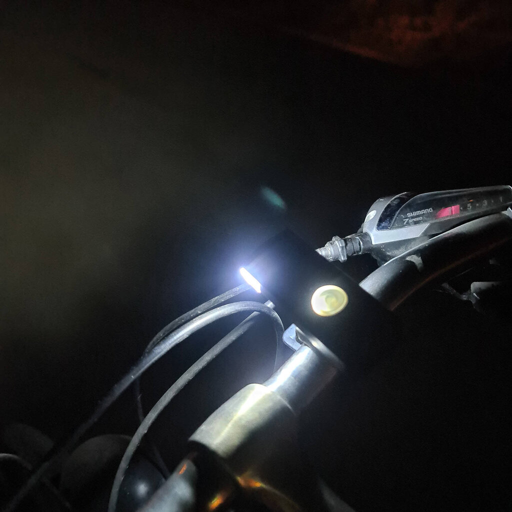 USB LED velosipēda priekšējais lukturis + aizmugurējais lukturis cena un informācija | Velo lukturi un atstarotāji | 220.lv