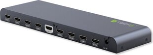 Sadalītājs Techly AV HDMI 2.0 1/8 Ultra HD 4Kx2K 3D cena un informācija | Adapteri un USB centrmezgli | 220.lv