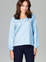 Женская блузка Lenitif 119664, синяя цена и информация | Женские блузки, рубашки | 220.lv