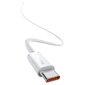 Cable USB-C to USB-C Baseus, 100W, 1m (white) cena un informācija | Savienotājkabeļi | 220.lv