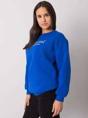 Sieviešu tumši zils džemperis bez kapuces cena un informācija | Jakas sievietēm | 220.lv