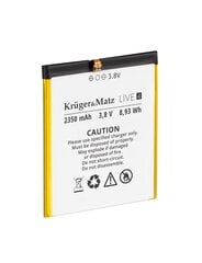 оригинальный аккумулятор kruger&matz live 4/4s цена и информация | Аккумуляторы | 220.lv