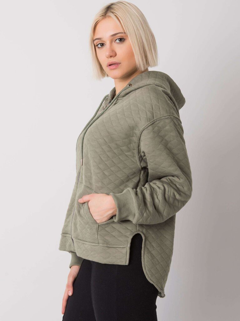 Sievietes haki krāsas džemperis ar kapuci cena un informācija | Jakas sievietēm | 220.lv