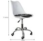 Biroja krēsls - melnbalts cena un informācija | Biroja krēsli | 220.lv