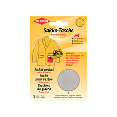 Piegludināmā kabata jakai, 1 Kleiber, 4 dažādu krāsu varianti - gaiši pelēka cena un informācija | Šūšanas piederumi | 220.lv