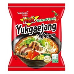 Корейская лапша SamYang Hot Mushroom Yukgaejang, 120 г цена и информация | Макароны | 220.lv