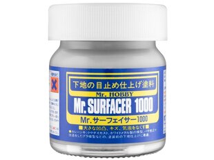 Mr.Hobby - Mr. Surfacer 1000 (грунтовка) 40ml, SF-284 цена и информация | Грунтовки, шпатлевки и др. | 220.lv